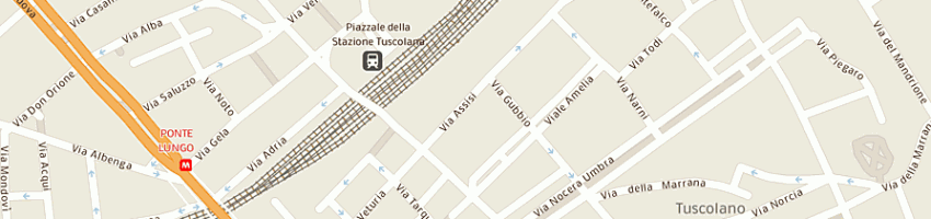Mappa della impresa borghini elettroforniture (sas) a ROMA