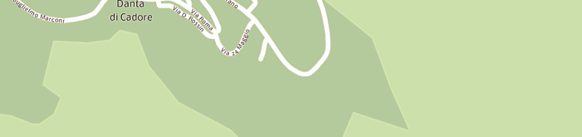Mappa della impresa doriguzzi zordanin daniele a DANTA DI CADORE