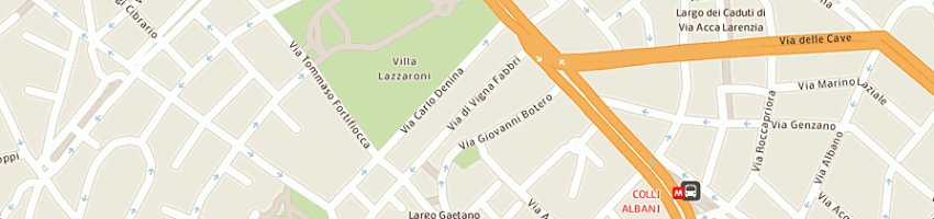 Mappa della impresa nuova polisportiva de rossi a ROMA
