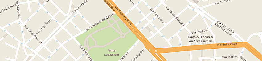 Mappa della impresa comune di roma a ROMA