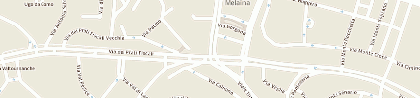 Mappa della impresa la pisana di ficini andrea e c sas a ROMA