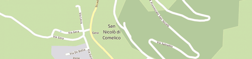 Mappa della impresa scuola elementare e materna a SAN NICOLO DI COMELICO