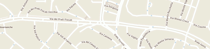 Mappa della impresa biti bar srl a ROMA