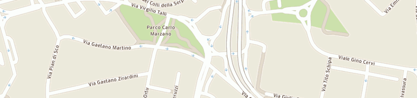 Mappa della impresa cleda all project srl a ROMA