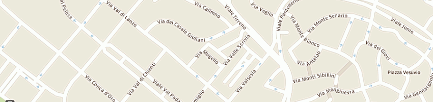 Mappa della impresa tontini augusto snc a ROMA