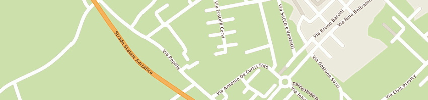 Mappa della impresa magnani giorgio a RIMINI