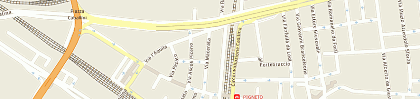 Mappa della impresa di sero stefano a ROMA