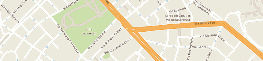 Mappa della impresa cefi informatica - srl a ROMA