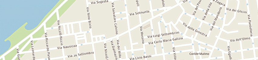Mappa della impresa orlando antonino a TRAPANI