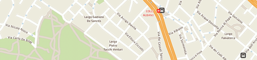 Mappa della impresa nanni services srl a ROMA