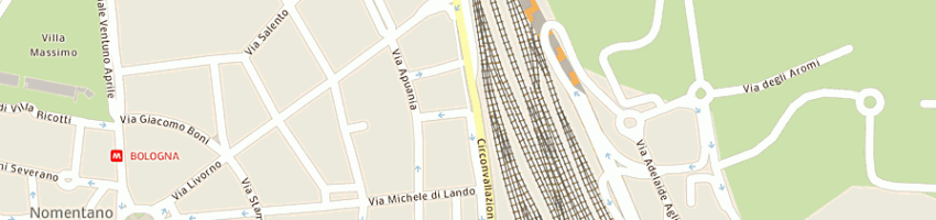 Mappa della impresa garage centrale - societa a responsabilita limitata a ROMA