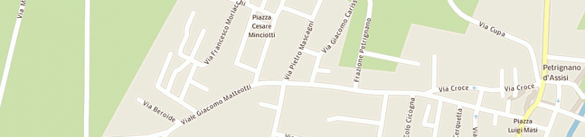 Mappa della impresa parrucchieria brozzi a ASSISI