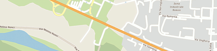 Mappa della impresa druma srl a RIMINI