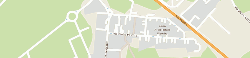 Mappa della impresa carrozzeria cgm di campidelli alessandro e manzaroli quinto sas a RIMINI