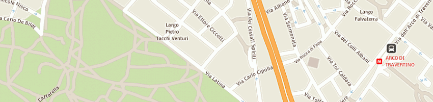 Mappa della impresa gruppo royal srl a ROMA