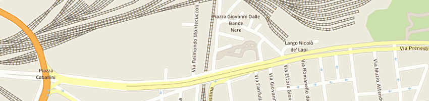 Mappa della impresa mocci bruno sas a ROMA