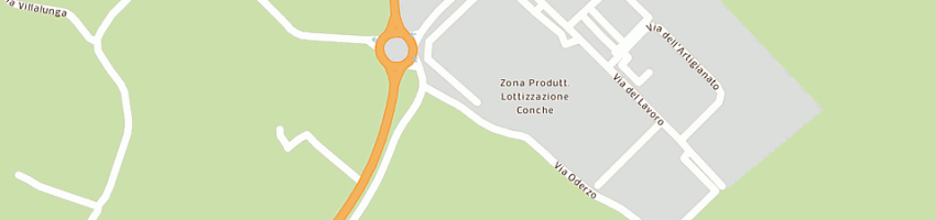 Mappa della impresa rampogna sergio e c snc a MANSUE 