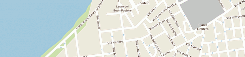 Mappa della impresa stefano corsini snc di bertolino giuseppa e c a TRAPANI