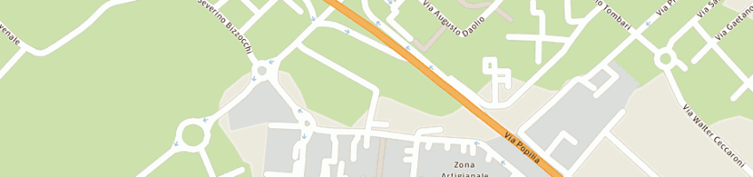 Mappa della impresa l'edilstrada (srl) a RIMINI