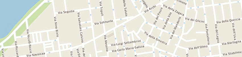 Mappa della impresa arcedpiccola societa' cooperativa a rl a TRAPANI