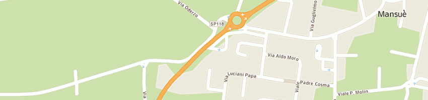 Mappa della impresa unicredit banca spa a MANSUE 