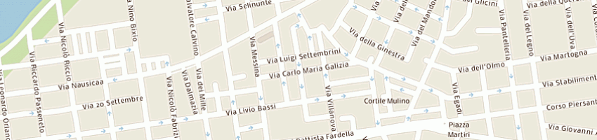 Mappa della impresa yes social di pietro valenti a TRAPANI