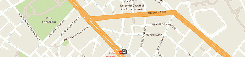 Mappa della impresa nucci donatella a ROMA