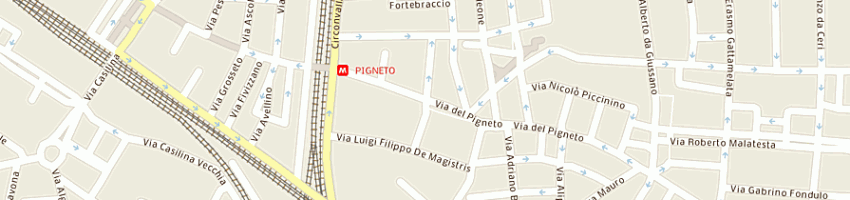 Mappa della impresa giaconia giosue' a ROMA