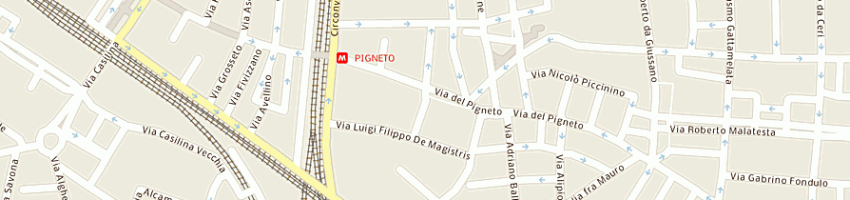 Mappa della impresa trebbi srl a ROMA