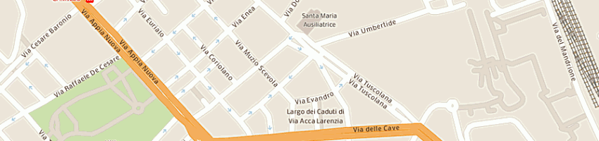 Mappa della impresa salmeri antonio a ROMA