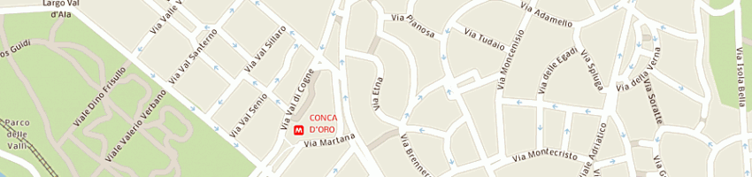 Mappa della impresa l'espace sas a ROMA