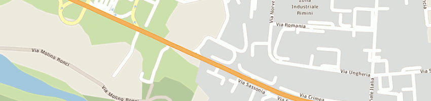 Mappa della impresa mancinelli snc di mancinelli ruggero e daniele a RIMINI