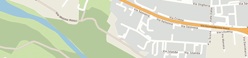 Mappa della impresa securimini srl a RIMINI