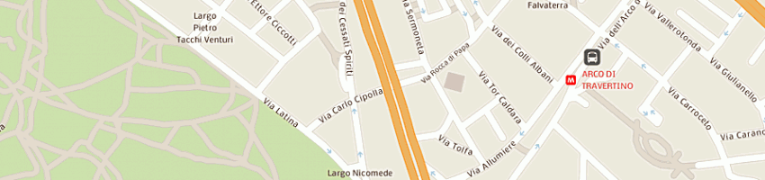 Mappa della impresa zollino bui sas a ROMA