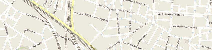 Mappa della impresa chioffi alberto a ROMA