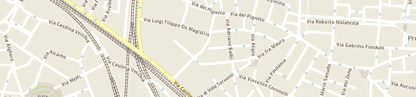 Mappa della impresa caroselli felice a ROMA