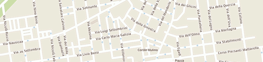 Mappa della impresa benessere estetica di mazzara c e fontana mp e c a TRAPANI