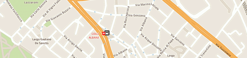 Mappa della impresa mistery snc di molinaro antonio e c a ROMA
