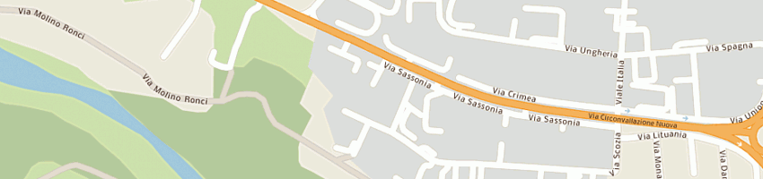 Mappa della impresa sacif srl a RIMINI