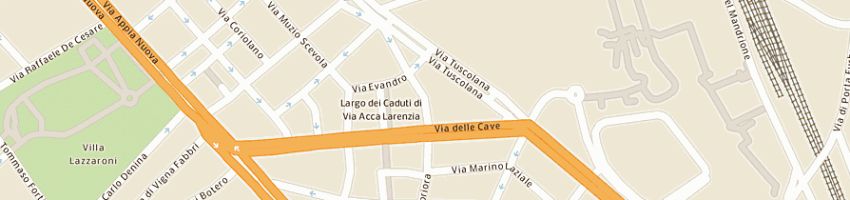 Mappa della impresa palmieri mario a ROMA