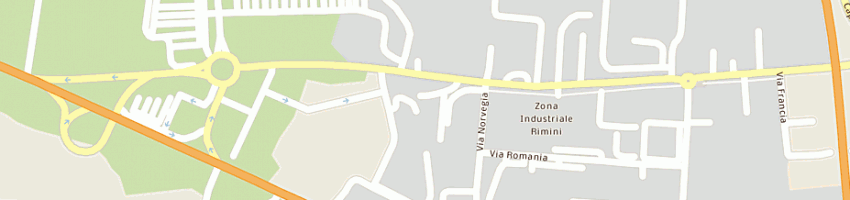 Mappa della impresa asso group (sas) a RIMINI