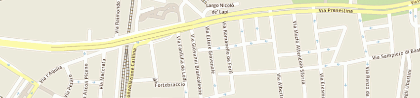 Mappa della impresa cross media srl a ROMA