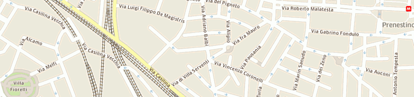 Mappa della impresa studio sintesi - arch a pasini ing m aureli a ROMA