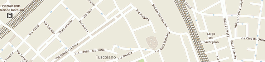 Mappa della impresa lucci emanuele sas a ROMA