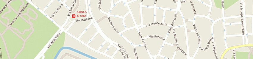 Mappa della impresa borghi daniele a ROMA