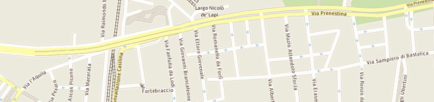 Mappa della impresa ncpubblicita' di corallini nello e c sas a ROMA