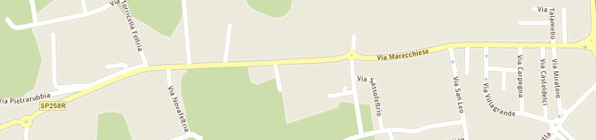 Mappa della impresa mastema di zamagna mario e c sas a RIMINI