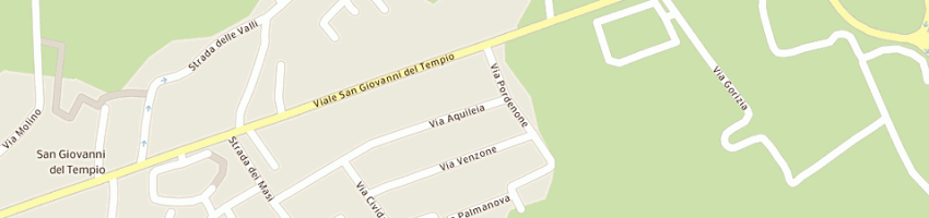Mappa della impresa magazzini davanzo a PORDENONE