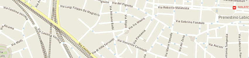Mappa della impresa societa' cooperativa termini a ROMA