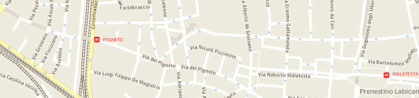 Mappa della impresa audio report di ughi alessandro a ROMA